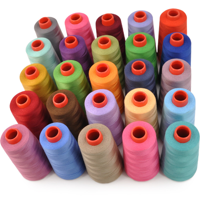 Em estoque 3000 Yards Hilos De Coser Spun Fios de costura de poliéster TKT Fios de costura de poliéster 40/2