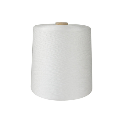 40/2, 40/3, 60/2, 60/3 100% de poliéster anel de fios de poliéster de fibra de graxa Branco bruto