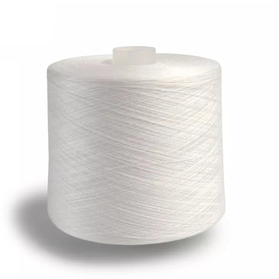 Fio de poliéster 100% Ring Spun de alta qualidade 40/2, 60/2, 60/3, branco cru