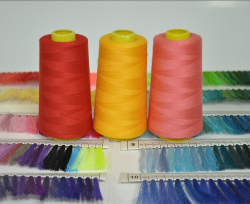 Fio de costura de poliéster 100% espesso 40/2 3000yds Fábrica de fio direto para costura