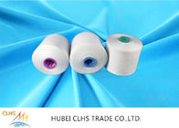 Poliéster 100% branco cru de tingidura do tubo Ring Spun Yarn 40/2