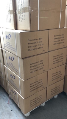 Cor branca 40/2 Fios de costura de poliéster para roupas