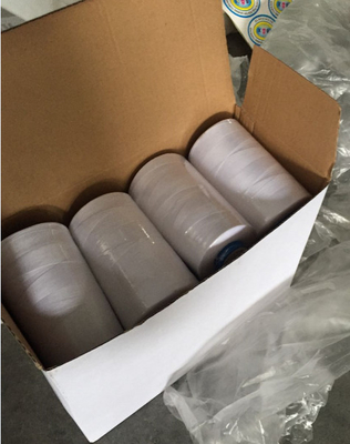 Fios de costura de poliéster branco bruto 40/2 5000Y/cone