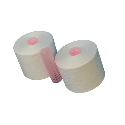 20s/2, 40s/2, 60s/2 Branco bruto 100% de poliéster para tintura de fios de poliéster