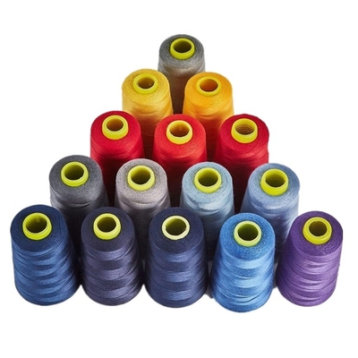 Fios de costura de poliéster de 100% de alta qualidade 40/2, 40/3, 3000Y, 5000Y, 6000 Yards, 1KG
