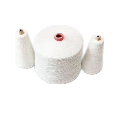 100% de poliéster anel espumado de fio branco bruto 20/2, 30/2, 40/2, 50/2, 60/2