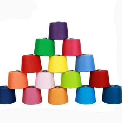 Cores de grau AAA/AA 100% Anel de poliéster espumado de fio tinto 40S/2, 30S/2, 20S/2