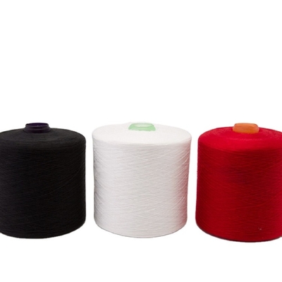 20/2, 40/2, 60/2 Fios tingidos de cores 100% de poliéster anel de espuma de fio tingido
