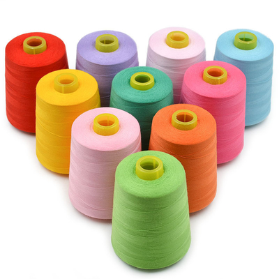 Fios de poliéster de cores múltiplas Fios de costura de poliéster 402 Fios de costura