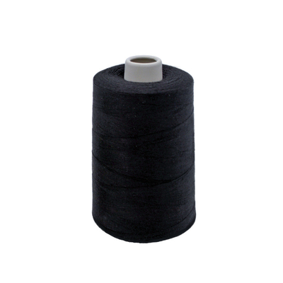 Fábrica Grátis 5000 Yards Fios de costura de poliéster preto