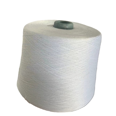 30s/2, 30s/3, 30s/1 Branco bruto 100% Poliéster Anel de Fibras de Trico
