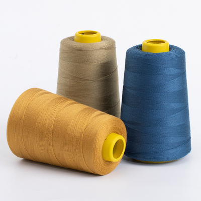 Fios de costura de poliéster 100% espumados para overlock