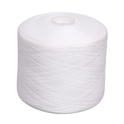 Venda Quente Cone de Plástico Branco em bruto 100% Poliéster Anel Spun Fios 20/2, 30/2, 40/2