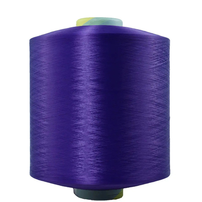 Cores Preto Branco Azul Vermelho Marrom 100% Filamento de Poliéster Dty Poliéster Texturizado
