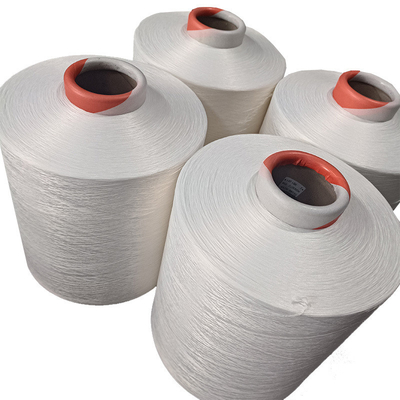 Fios de poliéster DTY 300D/96F Branco-Negro em bruto para máquina de tricotar