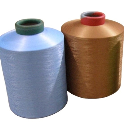 Preço de fábrica DTY Fios Tintados Poliéster Fios Elasticos Poliéster Seda Venda Quente