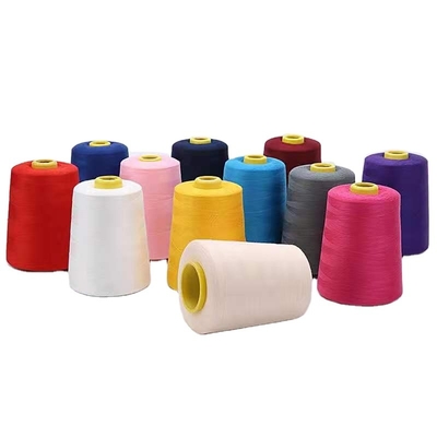402 Fios de costura de poliéster espumados Opção multicolor Fios de poliéster para roupas de pano