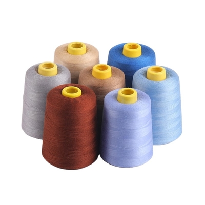 402 Fios de costura de poliéster espumados Opção multicolor Fios de poliéster para roupas de pano