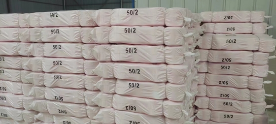 20/2 40/2 Anel brilhante de poliéster espumado em plástico / cone de papel 100%