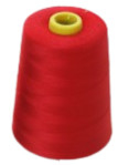 Fios de costura 40/2 5000yds Fábrica por grosso 100% poliéster revestido com tinta matéria-prima para costura