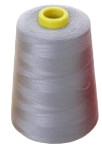 Fios de costura 40/2 5000yds Fábrica por grosso 100% poliéster revestido com tinta matéria-prima para costura