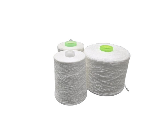 Fios de poliéster branco bruto, 100 spuns, 402 403 202 203 para costura