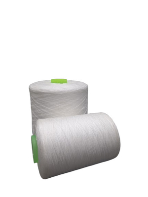 Fios de poliéster branco bruto, 100 spuns, 402 403 202 203 para costura