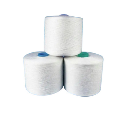 20s/2, 40s/2, 60s/2 Branco bruto 100% de poliéster para tintura de fios de poliéster