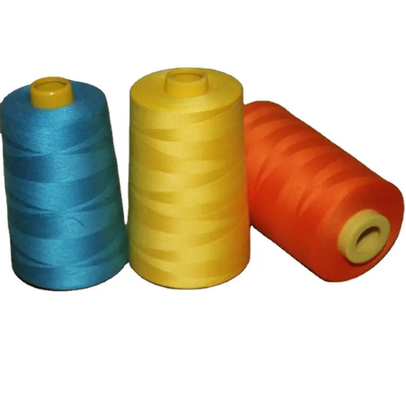 20/2 20/3 Fio de costura de poliéster industrial por grosso para camisa jeans vestido