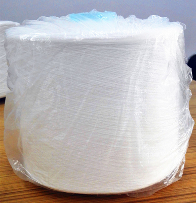 Fios de poliéster semidulcificados, de anel, com tubo de tintura