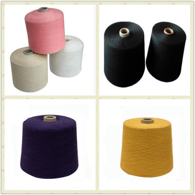 20/2 40/2 Tintura 100% de poliéster Anel de fios espumados para roupas íntimas Lenços de cozinha