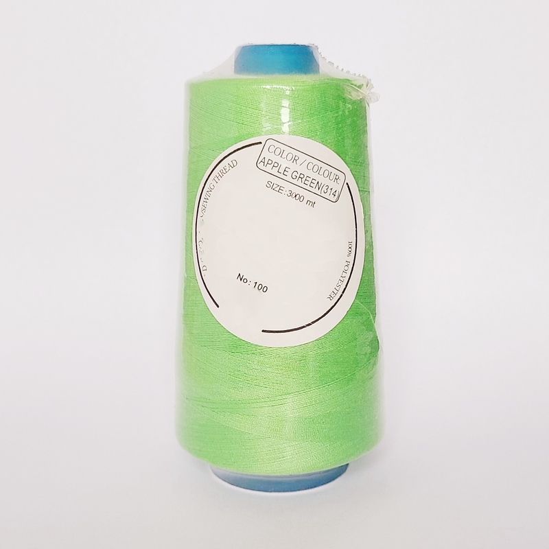 Fio de costura de poliéster 100% espesso 40/2 3000yds Fábrica de fio direto para costura