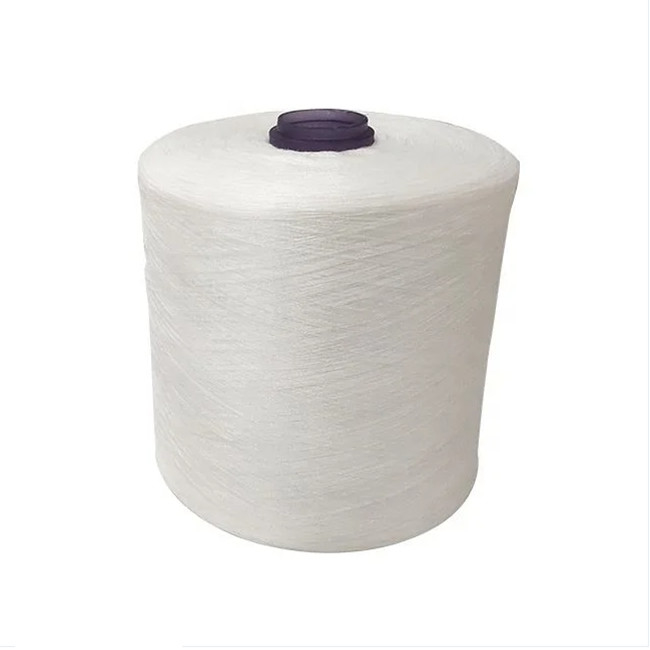 Fibra de Yizheng Branca em bruto 100% poliéster de núcleo de espuma 20/3, 30/2, 40/2