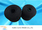 Black Spun Dyed Polyester Yarn High Strength  Abrasion Resistance For Jeans